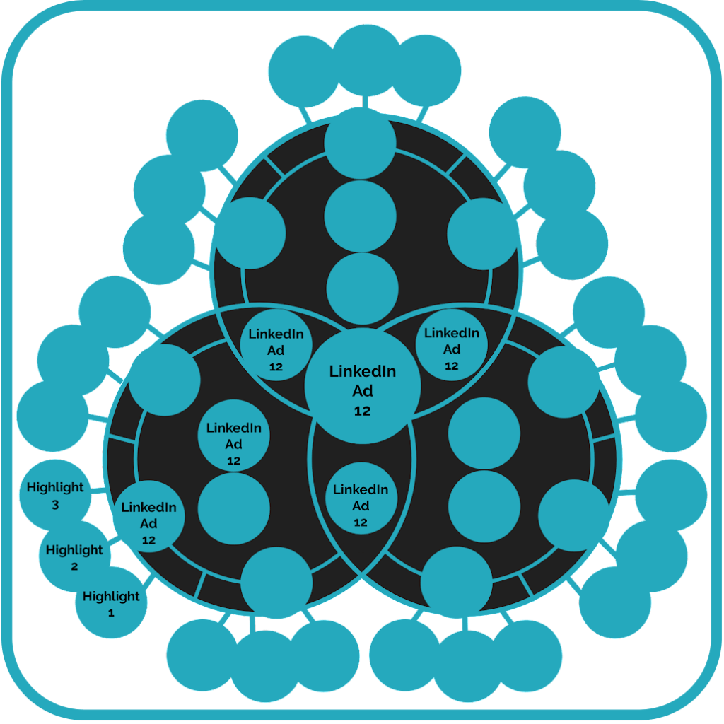 Venn Diagram Growth Funnel Journey - LinkedIn Ad 12